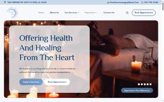 Health Art Massage of Leeds website