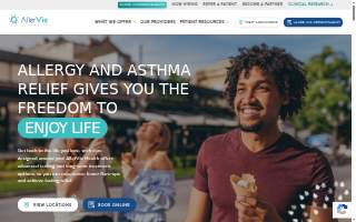 AllerVie Health - Oxford website