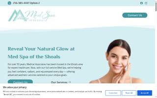 Med Spa of the Shoals website