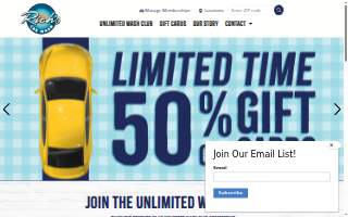 Rich's Car Wash website