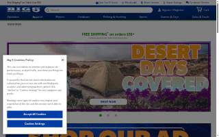 Big 5 Sporting Goods of Covington website