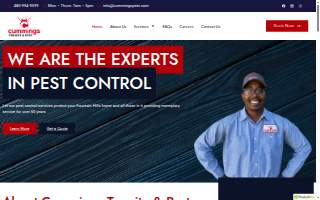 Cummings Termite & Pest website
