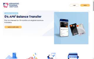 Arkansas Federal Credit Union of Cabot website