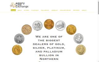 Albany Coin Exchange website