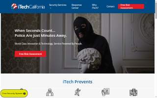 Tech California Security Solutions website