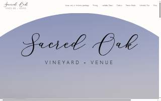 Sacred Oak Vineyard of Banning website