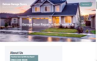 Deluxe Garage Doors website