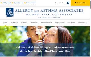 Allergy and Asthma Associates of Northern California website