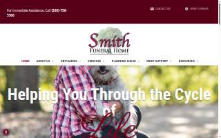 Smith Funeral Home website
