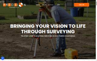 Precision Engineering Surveyors website
