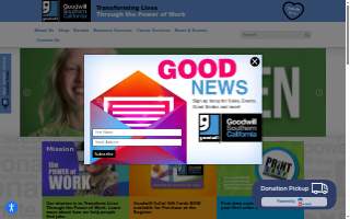 Goodwill Southern California Store & Donation Center of La Puente website