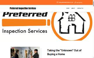 Preferred Inspection Services website