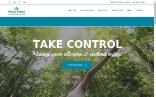 Allergy, Asthma & Sinus Relief Center website