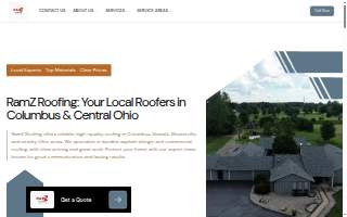 RamZ Roofing website