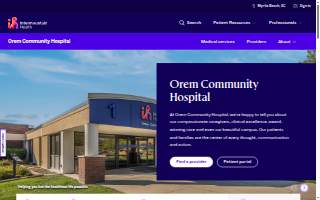 Intermountain Health Orem Community Hospital website