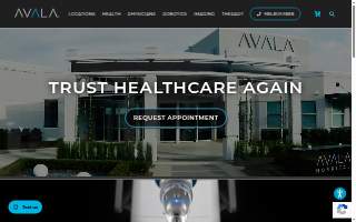 AVALA Hospital website