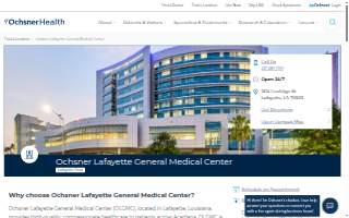 Ochsner Lafayette General Medical Center website