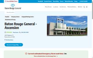 Baton Rouge General - Ascension website
