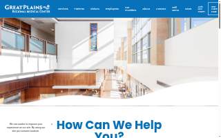 Great Plains Regional Medical Center website