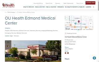OU Edmond Hospital website