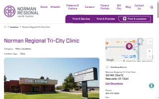 Norman Regional Primary Care Tri-City website