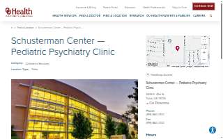 Schusterman Center - Pediatric Psychiatry Clinic website