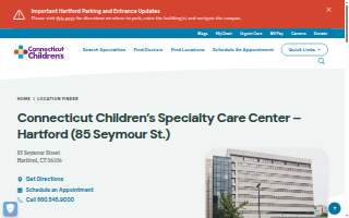 Connecticut Children’s Specialty Care Center – Hartford (85 Seymour St.) website