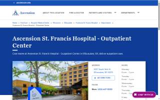 Ascension St. Francis Hospital - Outpatient Center website