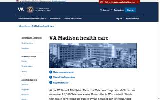 Va hospital of Madison website