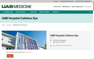 UAB Hospital-Callahan Eye website
