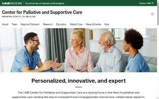 UAB Palliative & Comfort Care website