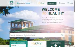 Columbus Regional Health website