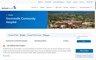 Greeneville Community Hospital website
