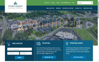 Northern Regional Hospital website
