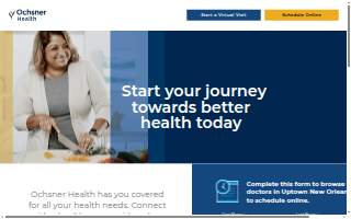Ochsner Baptist - A Campus of Ochsner Medical Center website
