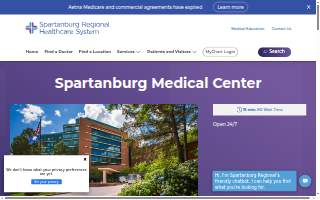 Spartanburg Medical Center website