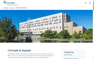 CHI Health St. Elizabeth website