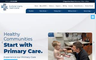 Buchanan County Health Center website