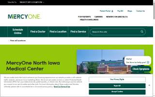 MercyOne North Iowa Medical Center website