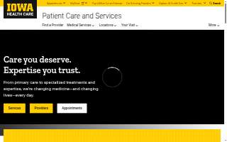 University of Iowa Health Care website