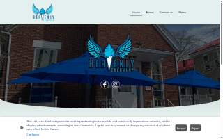 Heavenly Creamery website