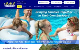 AAA Spa & Pool Services website