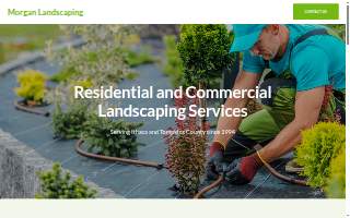 Morgan Landscaping website