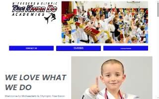 Matthews Tae Kwon Do Academy website