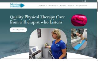 Moving Forward Wellness Center website