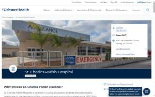 St. Charles Parish Hospital website