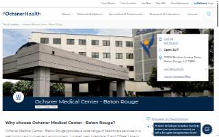 Ochsner Medical Center - Baton Rouge website
