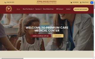 Premium Care Medical Center website