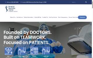 Surgical Specialty Center of Baton Rouge website