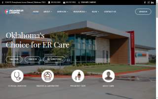 Oklahoma ER & Hospital website